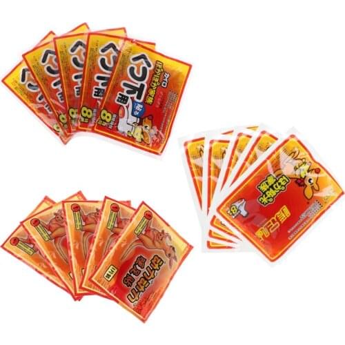 10Pcs Body Warmer Stick Lasting Heat Patch Keep Hand Feet Foot Warm Paste Pads Jy18 21 Dropshipping