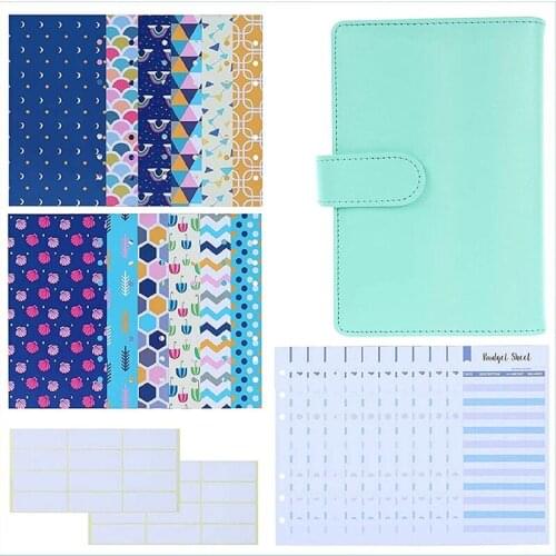 27 A6 PU Leather Folder Budget Cash Envelope System Finishing Tool Budget Wallet Expenditure Tracking Budget Wallet Cash