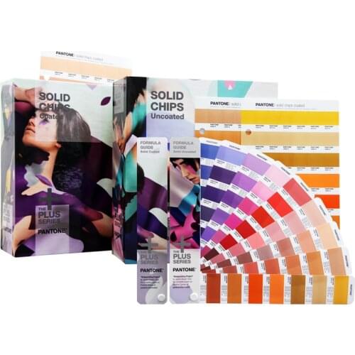 4 Books Pantone FORMULA GUIDE CU Card 1867 Kinds of Pantone Color Guide GP1608N Tearable Type