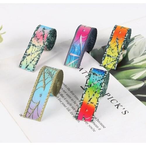 5 yards Stripes Polyester Ribbon For DIY Craft Curtain Home Textile Clothing Bags Decoration Accessories