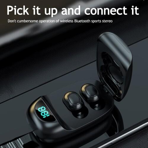 Wireless Earphones Earphone dynamic Bluetooth 5.1 Sport headphones with Mic For Mobile Phone waterproof noise canceling gamer