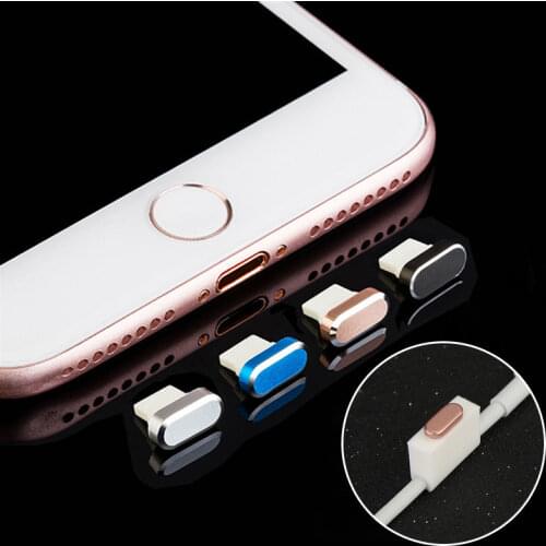 Mobile Phone Dust Plug Charge Port Stopple For Apple iPhone SE 2020 11 Pro XS Max XR X 6 7 8 Plus 5S Phone Accessories For iPad