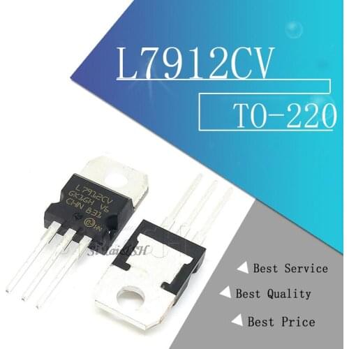 10PCS L7912CV TO220 L7912 TO-220 7912 LM7912 MC7912 new and original IC