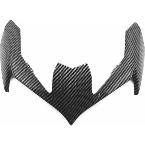 Carbon Fiber Pattern Front Upper Nose Headlight Fairing Carbon Fiber for KAWASAKI Z900 2020 2021