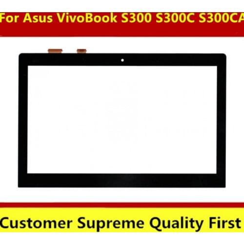 Touch screen panel for asus s300 s300c s300ca touch digitizer glass screen without frame