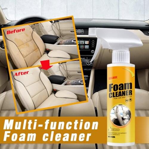 Car Interior Cleaning Foam Cleaner Car Seat Interior car cleaner Auto Leather Clean Wash Maintenance Surfaces foaming agent