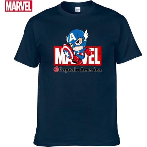 Marvel The Avengers Steve Rogers Captain America short sleeve t-shirts Men t-shirt graphic t shirts Womens cotton t-shirt #47