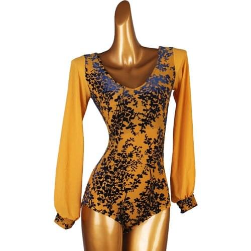 Custom Made Women Ballroom Dance Tops Velvet