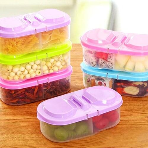 Food Storage Tank Cereal Grain Bean Rice Container Plastic Kitchen Refrigerator Multigrain Storage Tank Transparent Sealed Cans