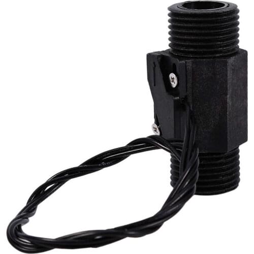 1pc Plastic Water Flow Switch Vertical/Horizontal Water Sensor Magnetic AC 220V Digital Wattmeter Energy Meter