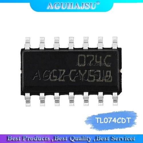 10PCS TL074CDT SOP8 TL074 SOP TL074C SMD 074C TL074CDR SOP-8 new and original IC