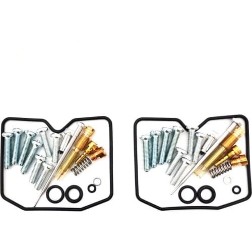 2 Sets Carburetor Gaskets Jets Rebuild Kit For Kawasaki Ex250f Ex250 250 For Ninja 250r 88-2007