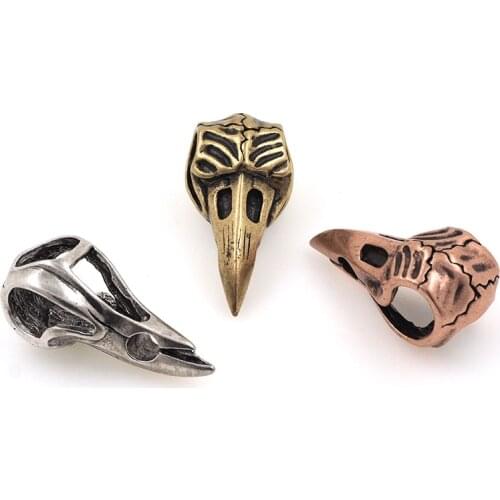 Antique Brass Bird Beak Spacer Beads For Bracelets Necklaces Jewelry Making Accessories 16.5x34.5x16MM