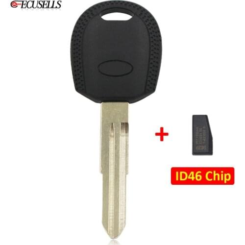 Remote Key Shell Case Transponder Ignition Blank Key ID46 PCF7936 Chip For Kia Cerato Morning Picanto Sportage Uncut Left Blade