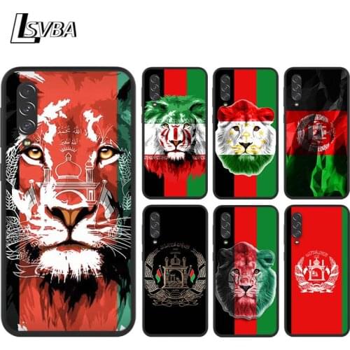Afghan Afghanistan Flag For Samsung Galaxy A90 A80 A70 S A60 A50S A30 S A40 S A2 A20E A20 S A10S A10 E Black Soft Phone Case