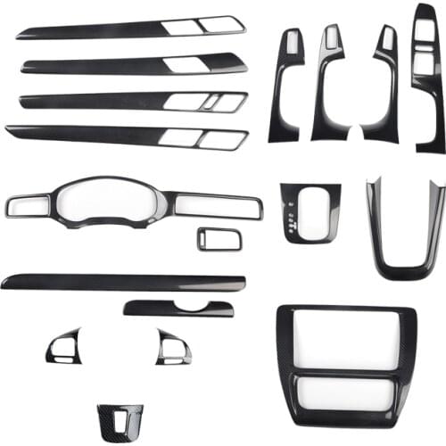 Lsrtw2017 Wood Car Dashboard Decorations Gear Panel Door Handle Outlet Vent Frame Trims for Sagitar Jetta Mk6 2012 2013 2014 Vw