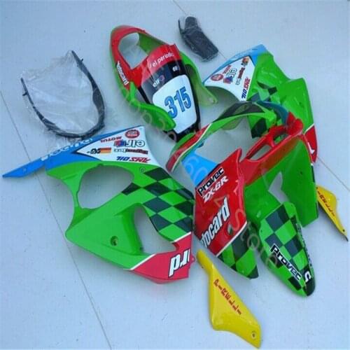 Custom Injection molding fairings set for Kawasaki ZX-6R 2000 2001 2002 multicolour fairing kit Ninja 636 ZX6R 00-02