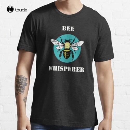 New Beekeeper Apiarist - Bee Whisperer T-Shirt Honey Bee Funny Bee Cotton Tee Shirt S-5XL