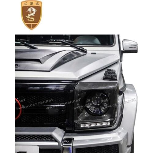 New Arrival Carbon Fiber Lampshade Cover For G Class G500 G63 G65 High Quality G Class car decoration carbon fiber lamp cover