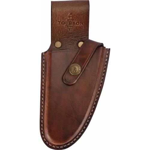 Tourbon Premium Genuine Leather Garden Pruning Shears Pruner Holder Scabbard Gardening Pliers Tools Waist Holster Pouch