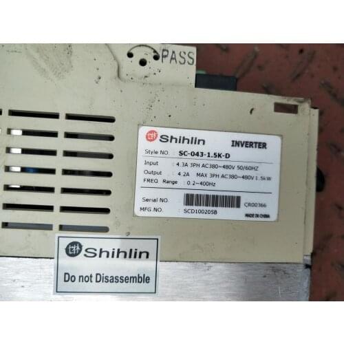 SC-043-1.5K-D 1.5KW 380v Used One , inverter Good Working Free Shipping