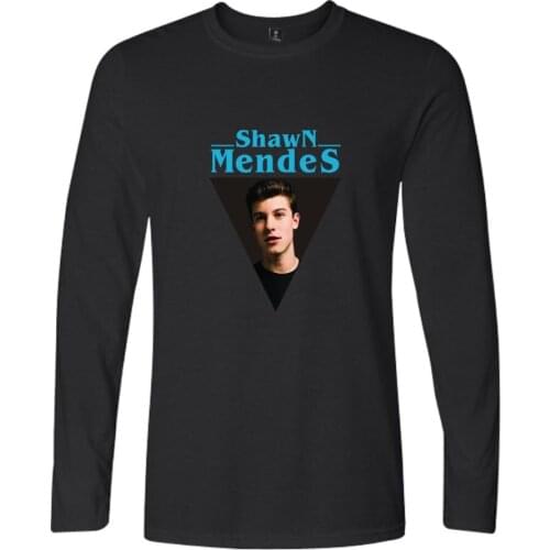 Shawn Mendes t-shirt women men casual long sleeve tshirt t shirt fashion crewneck t shirts tops women clothes Camisetas Mujer