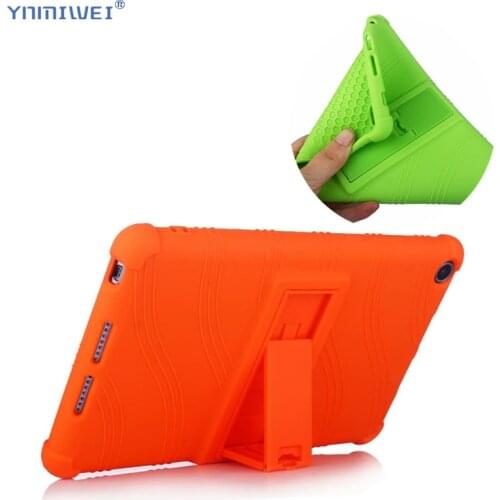 Silicon Case For Huawei Waterplay 8 HDL-W09 Soft Stand Holder For Dtab Compact D-02K Case