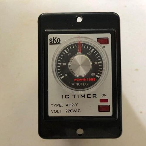 Taiwan SKG time relay AH2-Y 6S 6M 60S 60M 30M voltage 220V