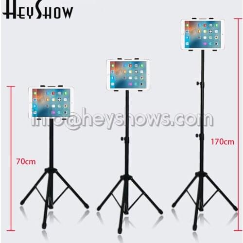 6x Universal Ipad Floor Display Stand 7-12" Tablet Tripod Holder Kindle Security Mount With Flexible Clamp For Meeting,Speek