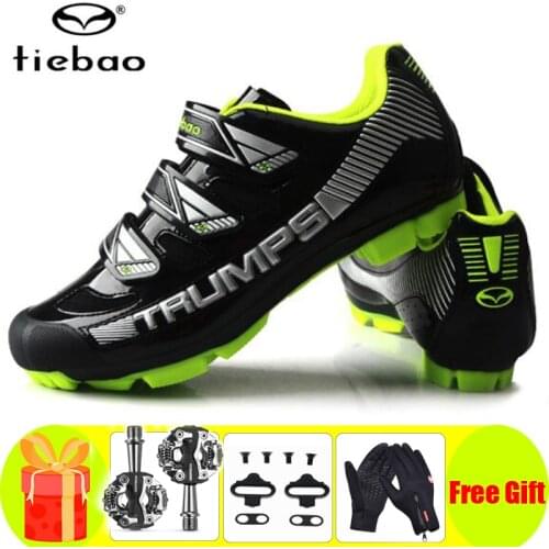 Tiebao Cycling Shoes Sapatilha Ciclismo Mtb Men Mountain Bike Bicycle Sneakers Women Professional Self-locking Bicicleta