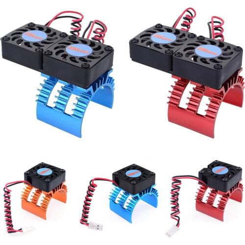 SURPASS HOBBY 36mm Motor Cooling Fan Heatsink for 1/10 Scale RC Crawler Car TRX4 SCX10 540 550 3650 3660 Brushed/Brushless Motor