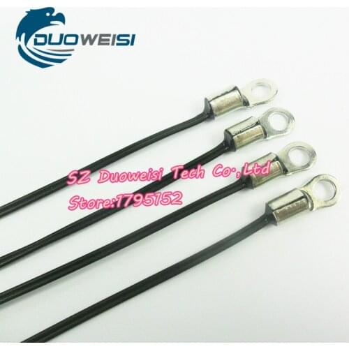 10pcs/lot NTC thermistor temperature sensor module inside diameter ofcopper ring 6.5mm100K1% B value 3950 line length 300mm