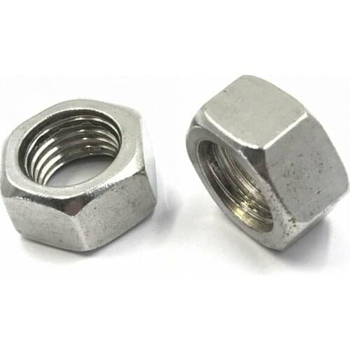12Pcs M5 x 0.8 Stainless Steel Hex Nut Right Hand Thread [C1]