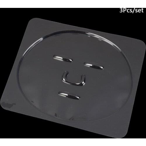 3pcs Clear Silicone Mask Mold Tray Reuseable Facial Mask Plate For Fruit Vegetable Mask Machine Maker Mask Making DIY Tool