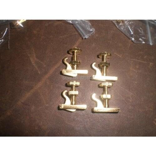4 PCs of (British) hill-style GOLD Color violin fine tuners,adjuster