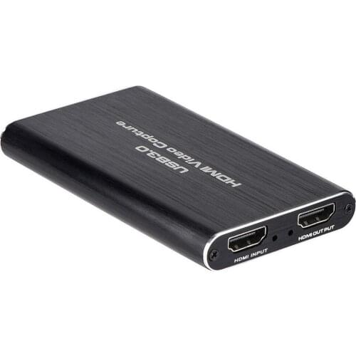 4K HDMI Game Capture Card USB3.0 1080P Reliable Portable Capture Card Device for Streaming Live Broadcasts Video Recording