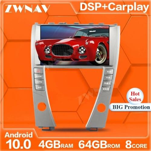 DSP carplay 64G Android 10.0 touch screen Car Multimedia DVD player For LEXUS ES 2006-2012 Audio Radio stereo GPS Navi head unit