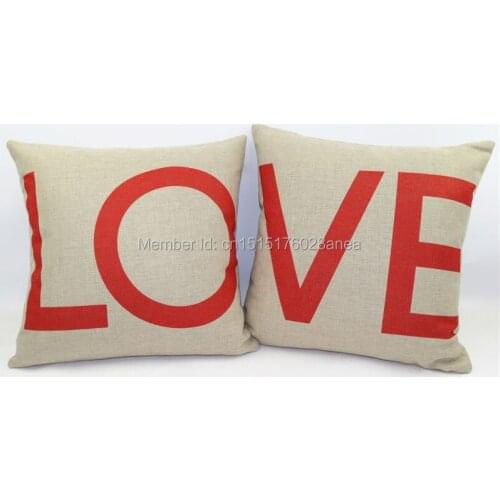 Free Shipping 200 Types Text Pattern 40/45/50/55/60cm Polyester/Cotton Imitated Linen Digital Print Cushion Cover PCILPC-G-18-19