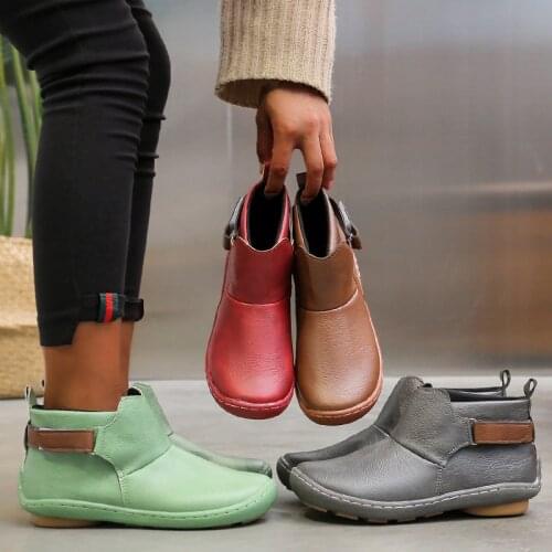 Autumn And Winter Womens Martin Winter Snow Boots Women Non Slip Platform Ankle Boots