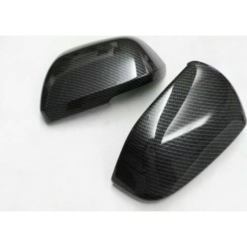 For Volkswagen VW Atlas Teramont 2017 2018 ABS Side Door Mirror Cover Stripe Trim Rearview Mirror Caps Sticker Accessories