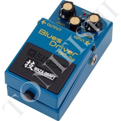 BOSS BD-2W bd2w Blues overload pedal effect, Pedal switch/Mode switch/LEVEL knob/TONE knob/GAIN knob