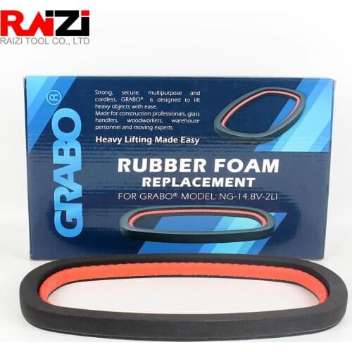 Raizi Grabo Electric Vacuum Suction Cup Replacement Rubber Foam Sealing Pad High Friction Stone Slab Metal Plate Lifiting Too
