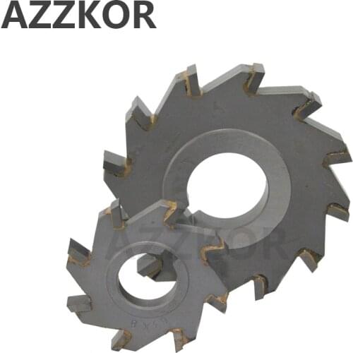 Three Sided Indexable Disc Saw Milling Cutter Alloy Coating Tungsten Steel Tool Cnc Blade Maching Flat AZZKOR Carbide Tools