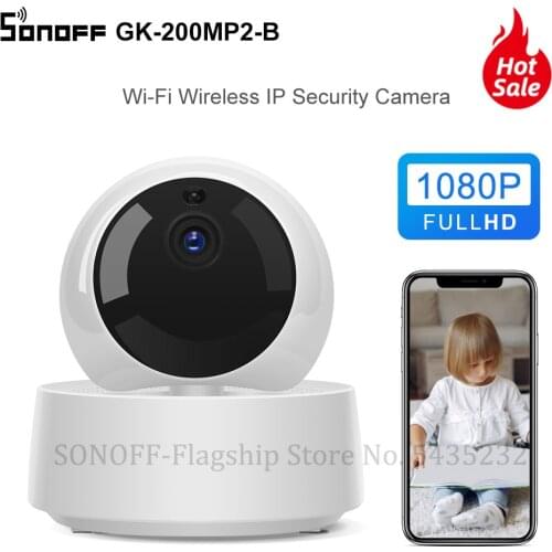 Itead SONOFF GK-200MP2-B 1080P HD MINI Wifi Smart Camera Smart Home Security Camera 360 Wirelsess IP Camera Via e-WeLink Control
