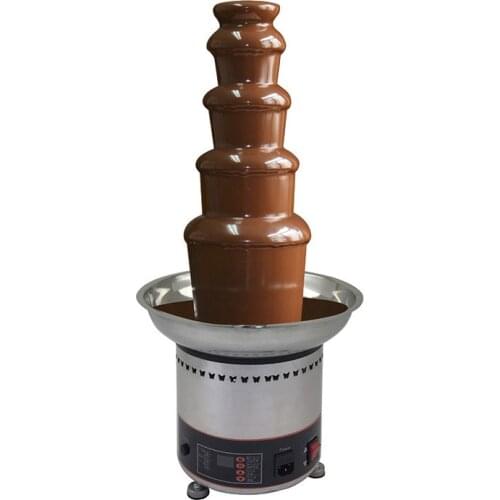 Cascading chocolate fountain double layer chocolate fountain melting machine in 4/5/6/7 layers