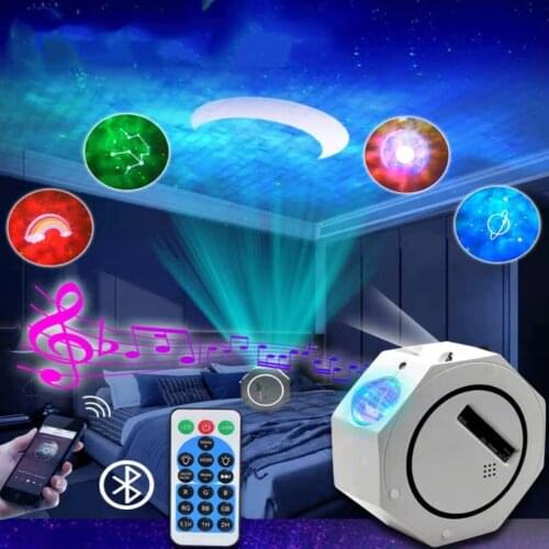 Laser Led Star Galaxy Starry Sky Projector Night Light For Bedroom Decoration Child Kids Present Remote Atmospher Star Projector