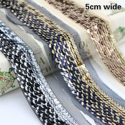 Trendy Mesh Beads Sequins Lace Barcode DIY Party Clothes Costumes Skirt Shiny Striped Hat Headwear Belt Bags Decorative Ribbons