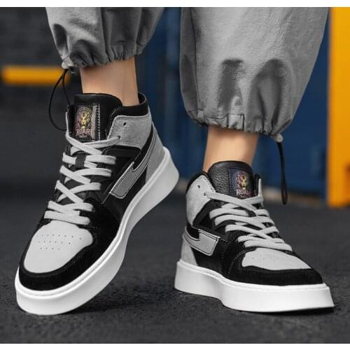 Mens Shoes 2021 New Autumn Breathable High-top Shoes Sports Casual Running Shoes Comfortable And Versatile Mens Sneakers