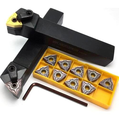 MWLNR1616H08 MWLNR2020K08 MWLNR2525M08 for 10PCS external tool holder WNMG080408 WNMG080404 carbide inserts CNC turning inserts