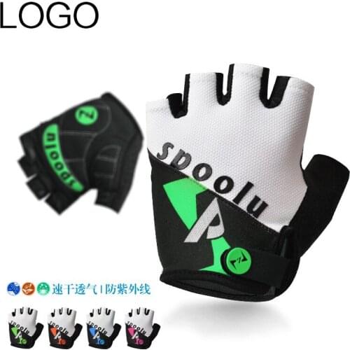 SPOOLU Unisex Gloves Men Sports Half Finger Anti Slip Gel Pad Motorcycle MTB Road Bike Gloves M-XL 4 Colors Bicycle G6loves